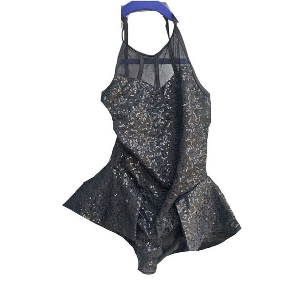 Girls Weissman Balera Girls Sequin Dance Ice Skating Competition Costume Size Me - Picture 2 of 8